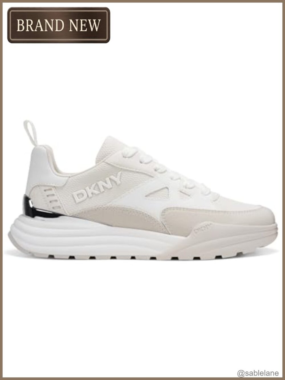 DKNY Zanira Lace Up Chunky Platform Sneaker Women's Athletic Shoes - Picture 4 of 4